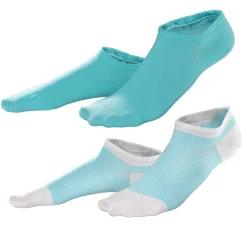 LIVING CRAFTS Ab | Sneakersokken, Set Van 2 Lagune/Wit Flash Sale