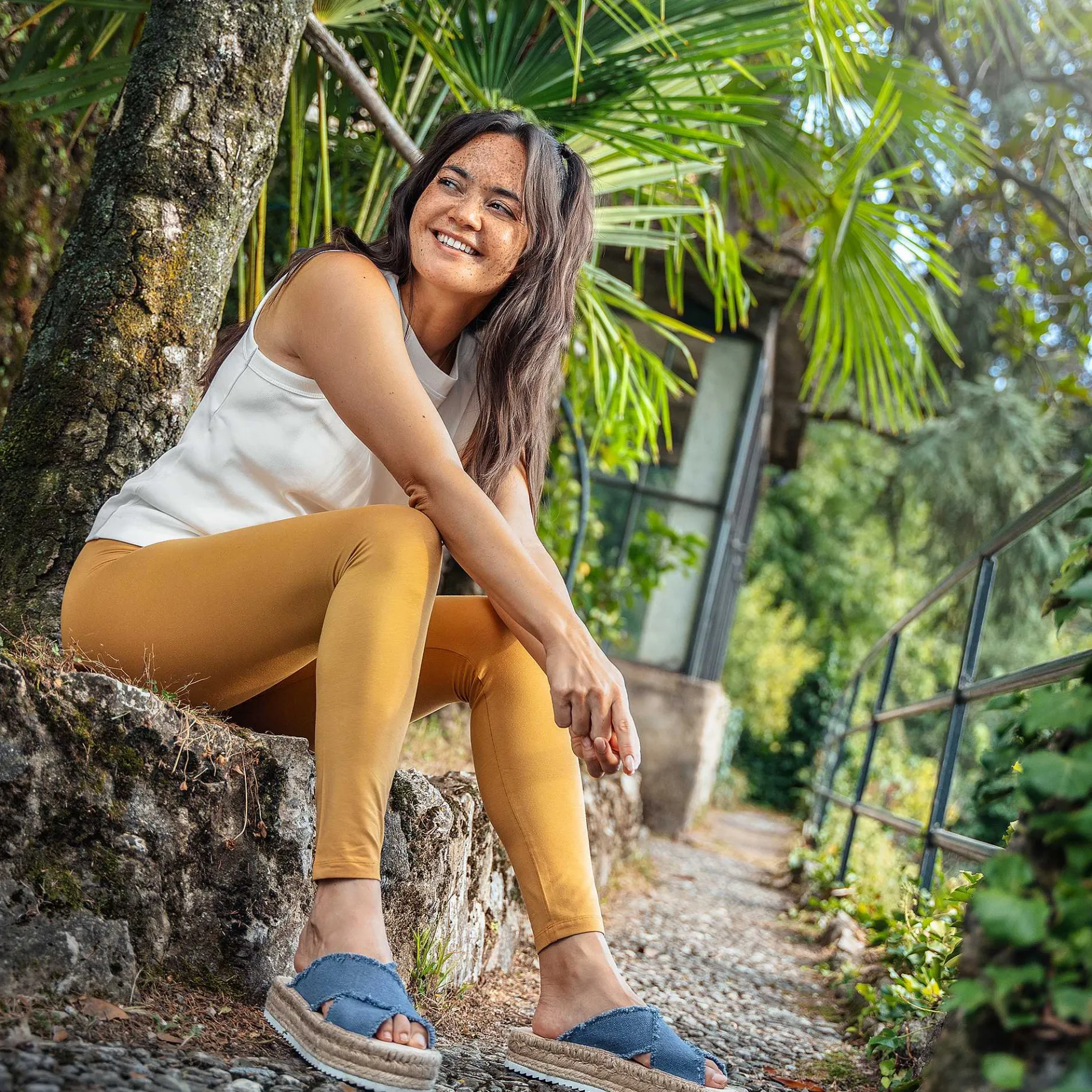 LIVING CRAFTS Annedore | Leggings Oker Store