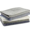 LIVING CRAFTS Barcelona | Gastenhanddoek Oneindig Blauw/Natuurlijk Best Sale
