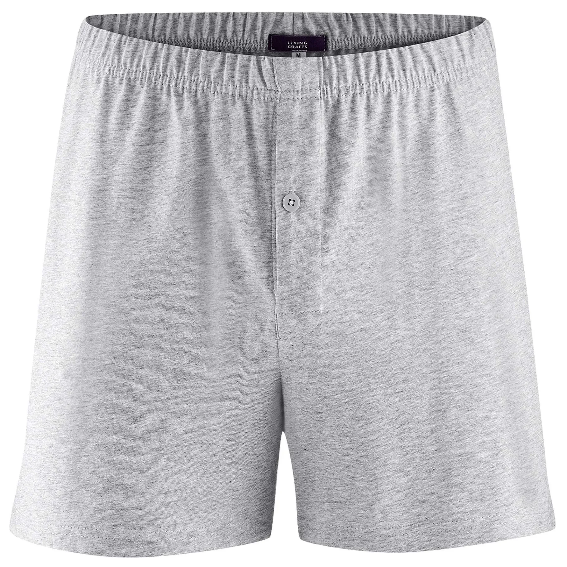 LIVING CRAFTS Ben | Boxershorts Grijs Gemeleerd Outlet