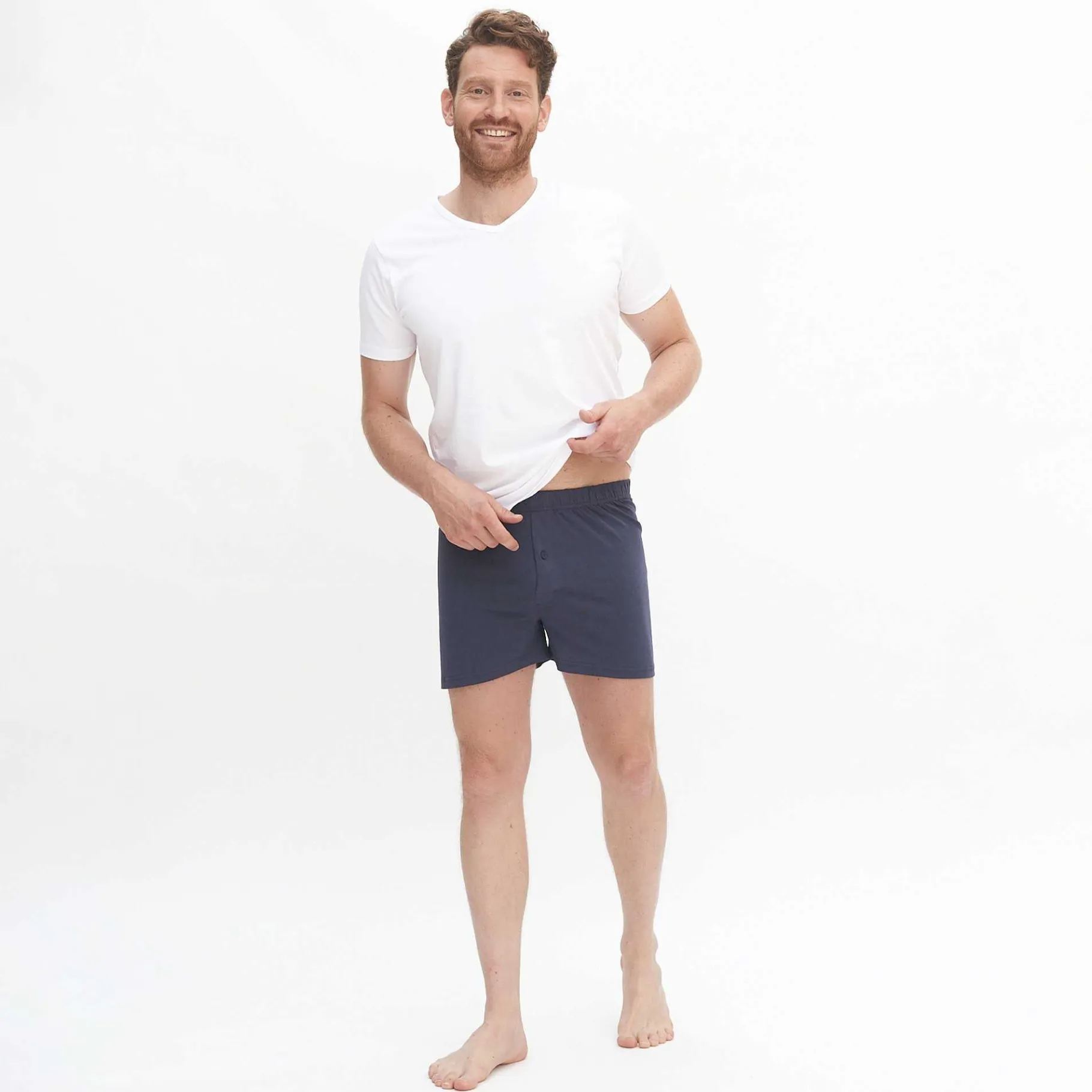 LIVING CRAFTS Ben | Boxershorts Marine Grafiet Best