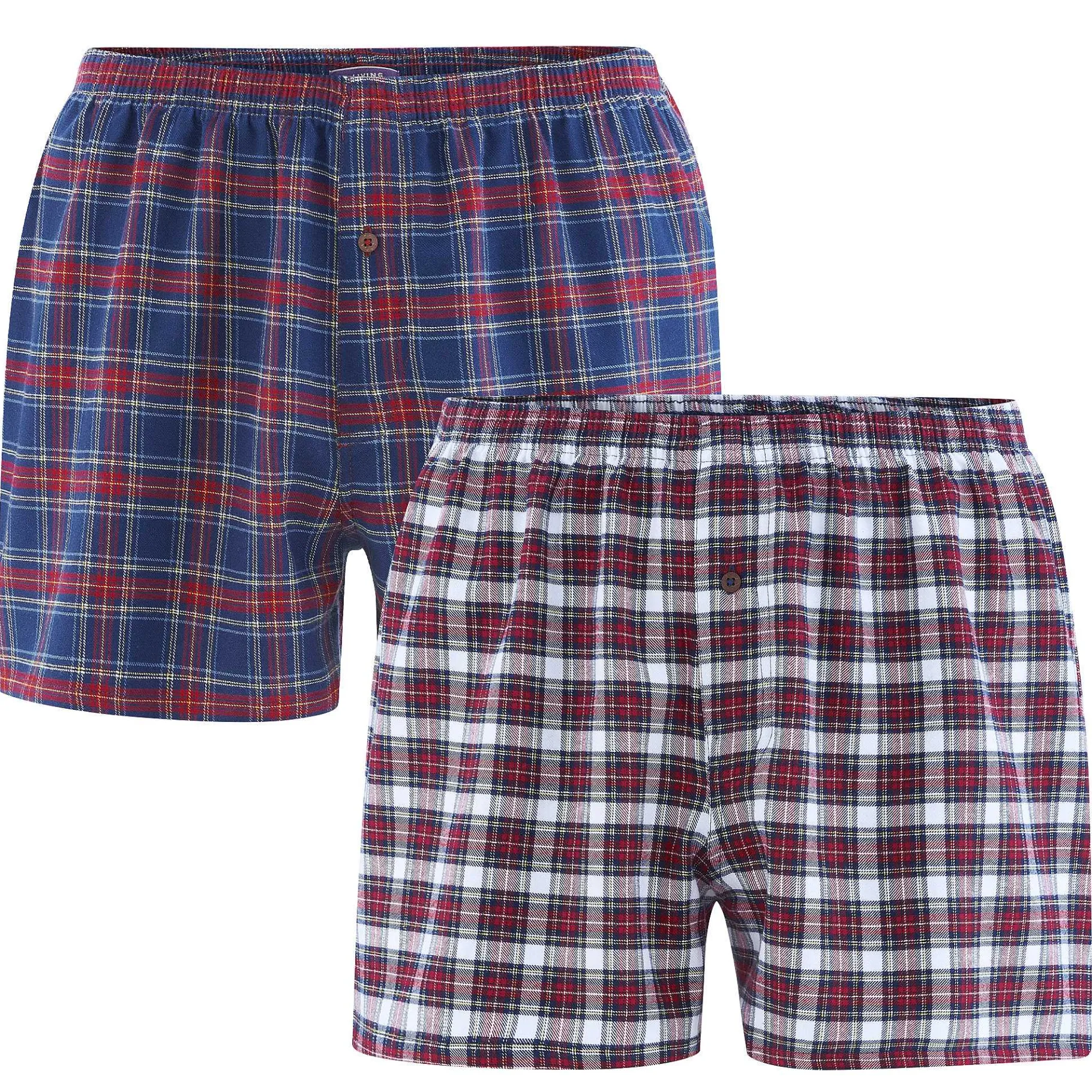 LIVING CRAFTS Boris | Boxershorts, Set Van 2 Schotse Ruit Cheap