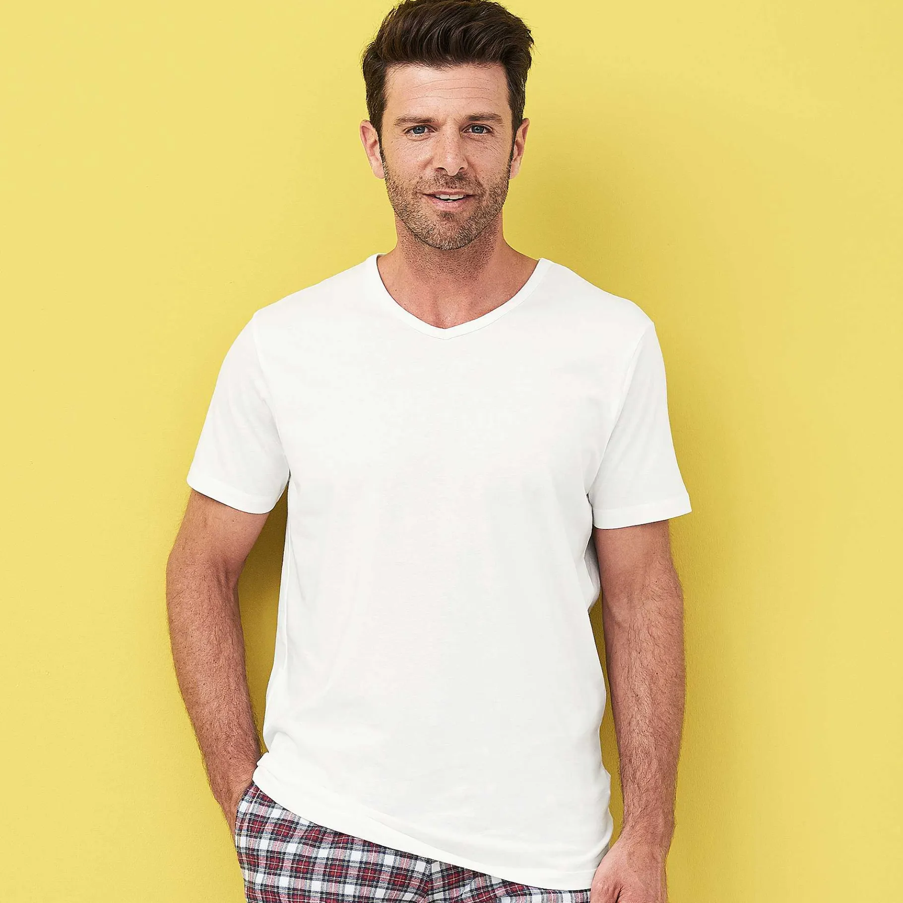LIVING CRAFTS Daan | T-Shirt, Set Van 2 Wit Outlet