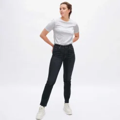LIVING CRAFTS Donna | Jeans Zwart Gewassen Online