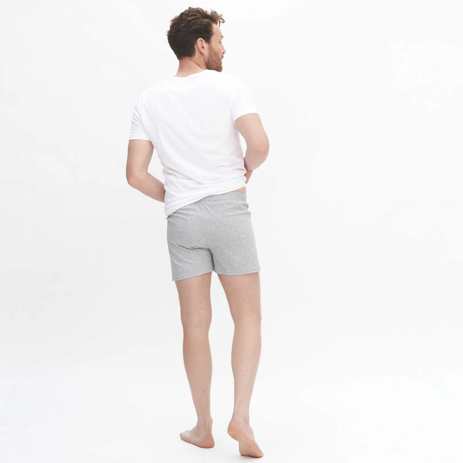 LIVING CRAFTS Ethan | Boxershorts, Set Van 2 Steengrijs Flash Sale