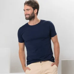 LIVING CRAFTS Fabian | T-Shirt, Set Van 2 Marine New