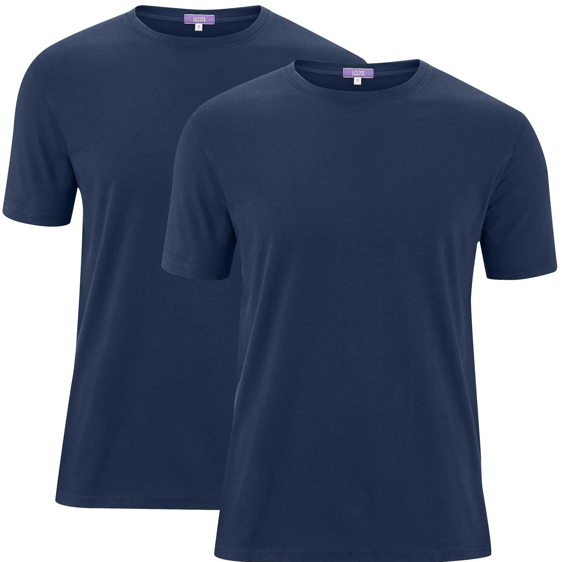 LIVING CRAFTS Fabian | T-Shirt, Set Van 2 Marine New