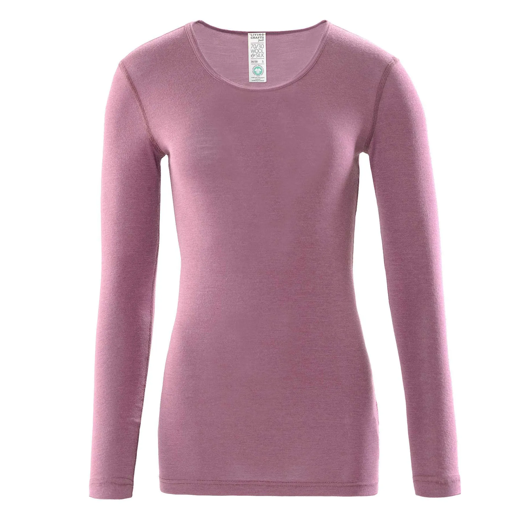LIVING CRAFTS Felicia | Tshirt Met Lange Mouwen Lichtroze Hot
