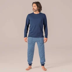 LIVING CRAFTS Felix | Slaapshirt Marine Hot