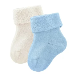 LIVING CRAFTS Gekko | Pluche Sokken, Set Van 2 Naturel/Blauw Store