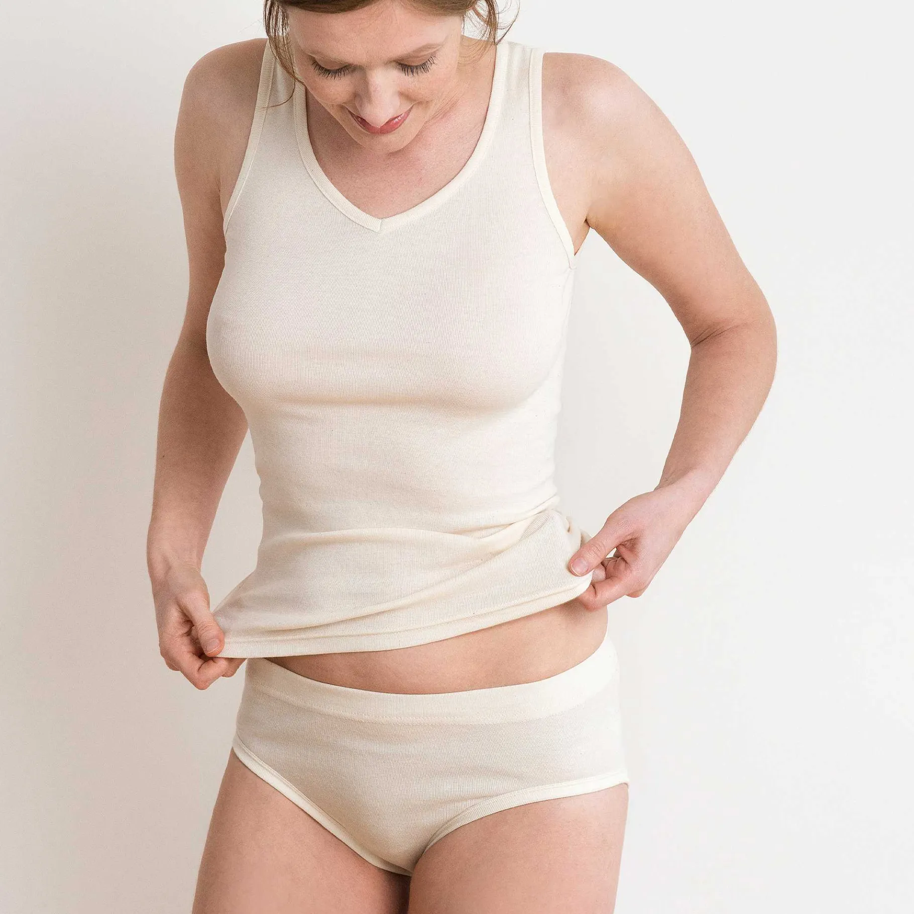 LIVING CRAFTS Jade | Slip Met Hoge Taille Natuurlijk Flash Sale