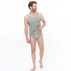 LIVING CRAFTS Julius | Open Vliegslip Grijs Gemeleerd New