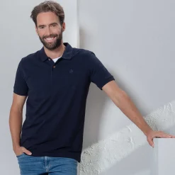 LIVING CRAFTS Kenley | Poloshirt Inktblauw New