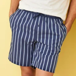 LIVING CRAFTS Kristian | Slaapshorts Marine/Azur Clearance