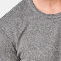 LIVING CRAFTS Leandro | Tshirt Met Lange Mouwen Grijs Gemeleerd Best