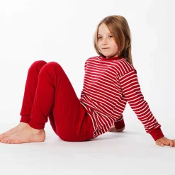 LIVING CRAFTS Levende Ambachten | Pyjama Wit/Rood Gestreept Online