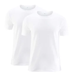 LIVING CRAFTS Levende Ambachten | T-Shirt, Set Van 2 Wit Best Sale