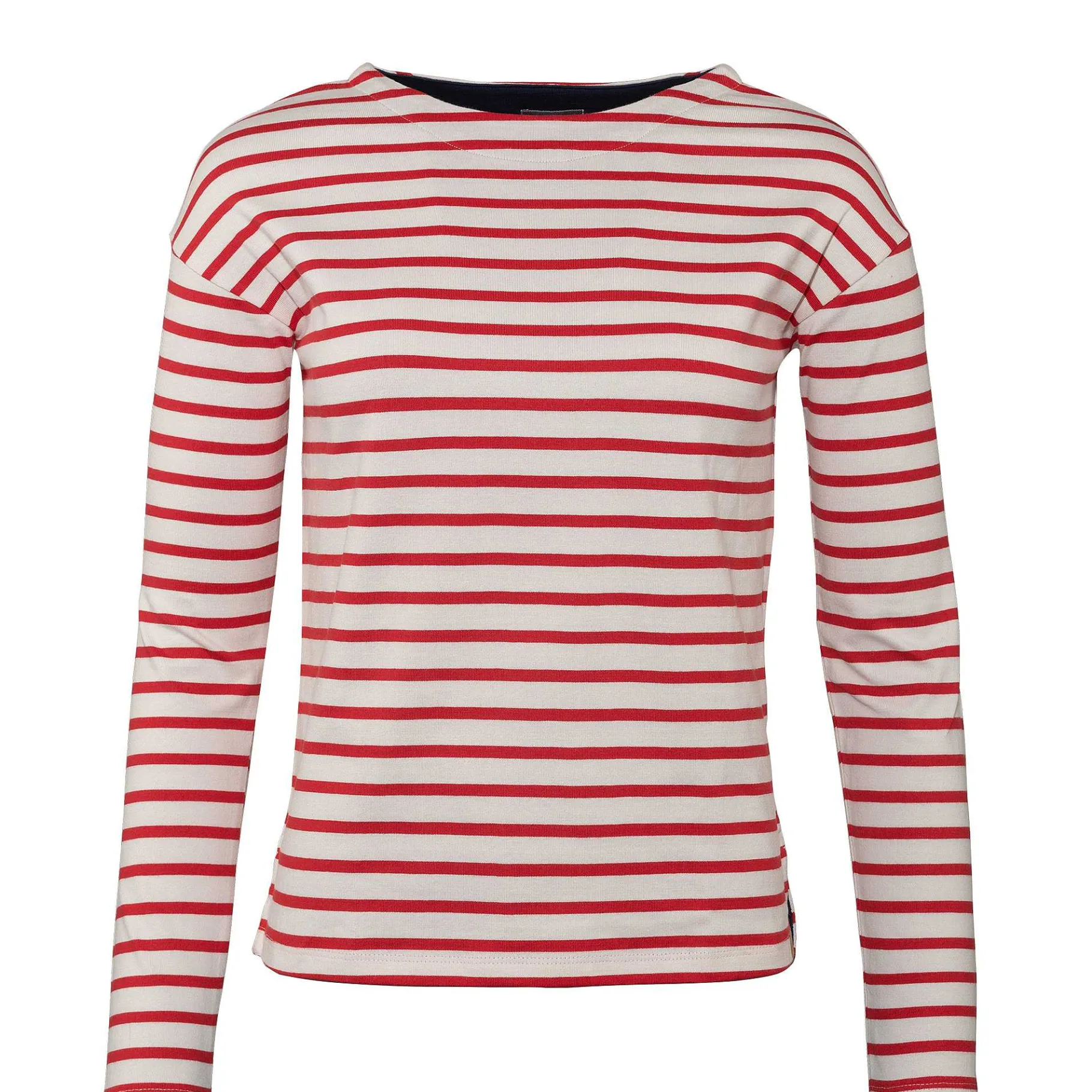LIVING CRAFTS Muriel | Tshirt Met Lange Mouwen Echt Rood/Natuurlijk Shop
