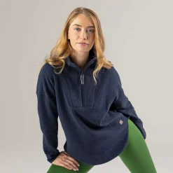 LIVING CRAFTS Nikita | Fleece-Troyer Inktblauw Shop