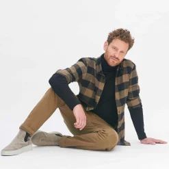 LIVING CRAFTS Nikolaj | Shirt Herfstbladeren/Zwart Sale