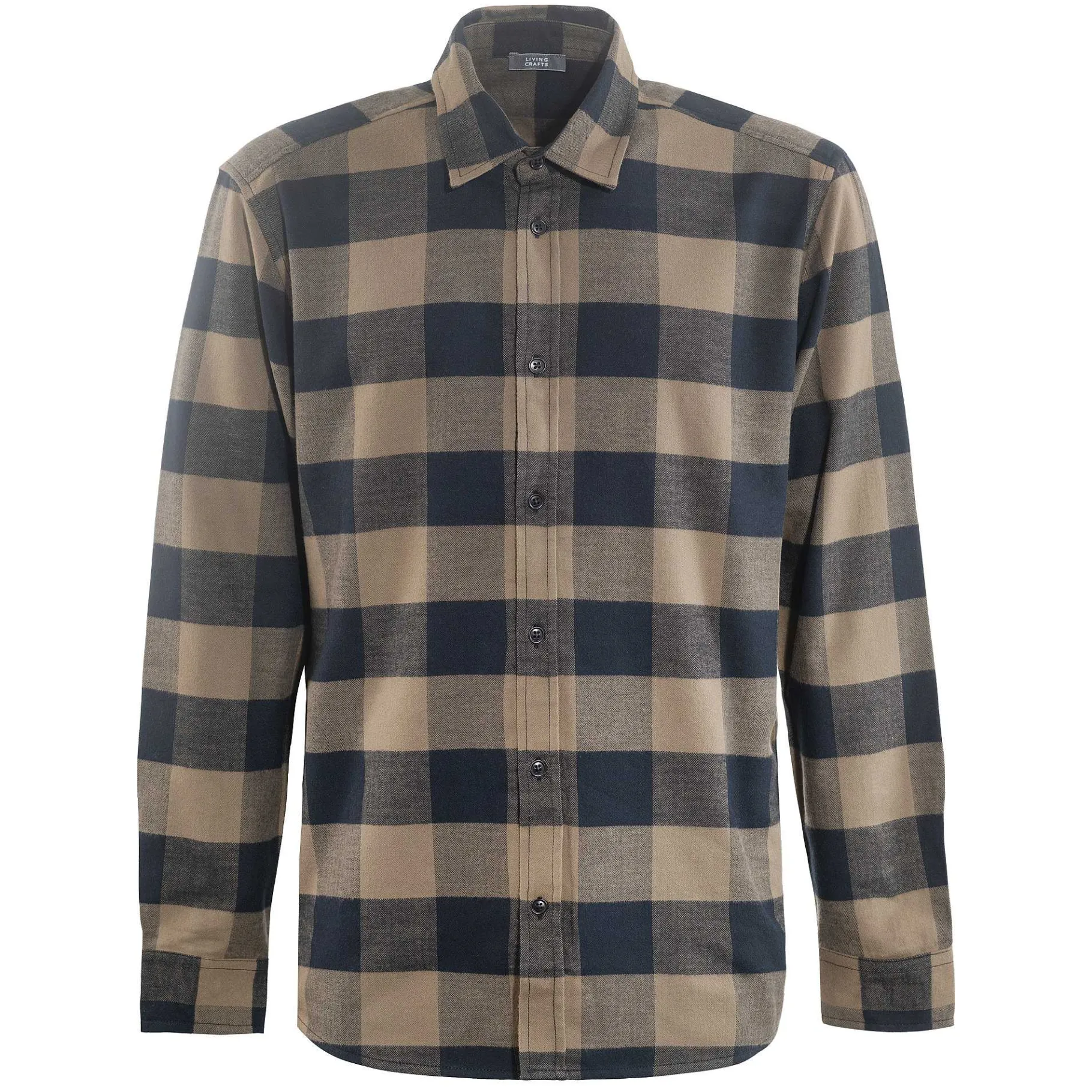 LIVING CRAFTS Nikolaj | Shirt Herfstbladeren/Zwart Sale
