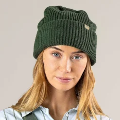 LIVING CRAFTS Nilay | Muts Donker Olijfgroen Discount