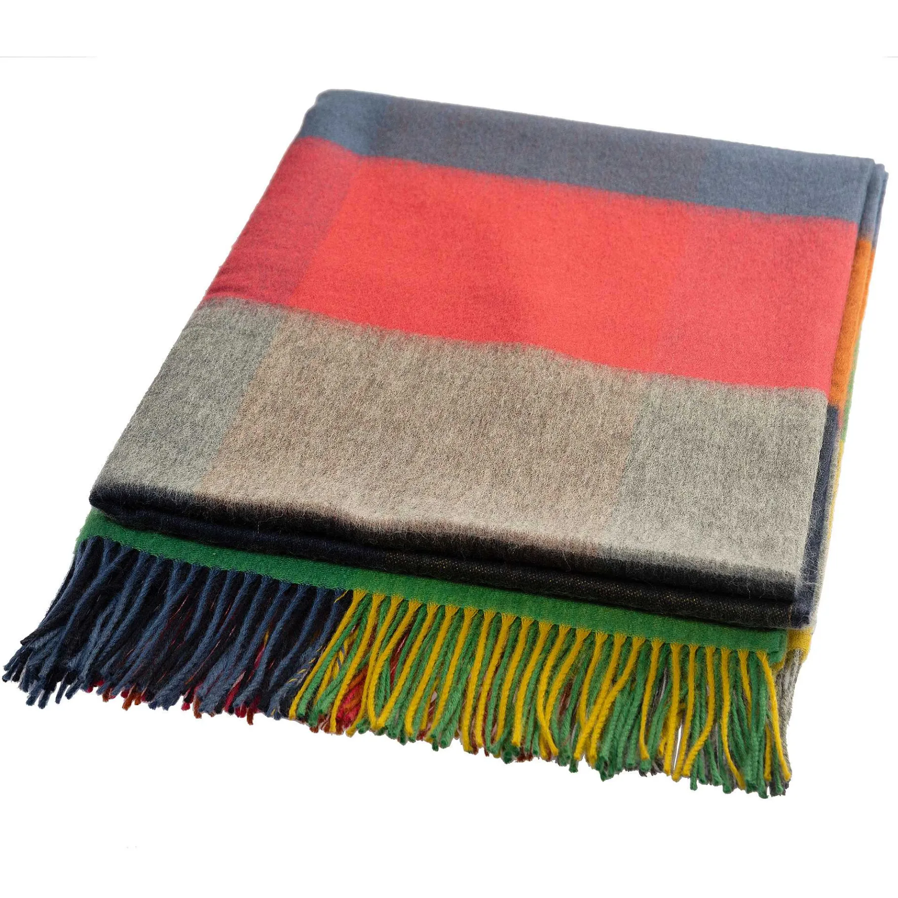 LIVING CRAFTS Noorderlicht | Deken Veelkleurig Discount