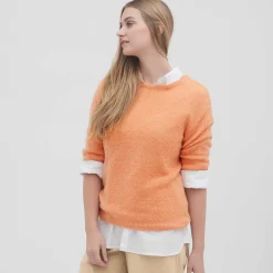 LIVING CRAFTS Odilia | Trui Abrikoos Flash Sale
