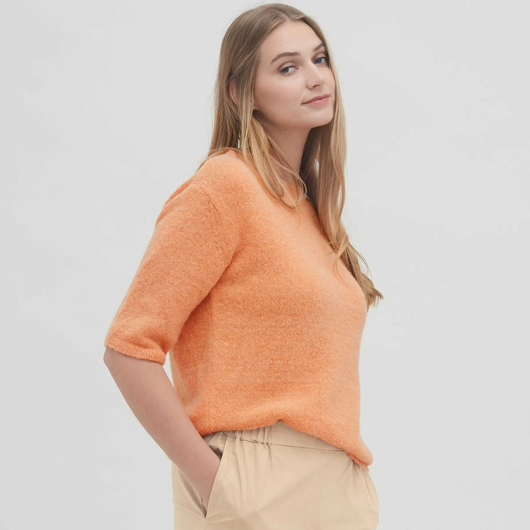 LIVING CRAFTS Odilia | Trui Abrikoos Flash Sale