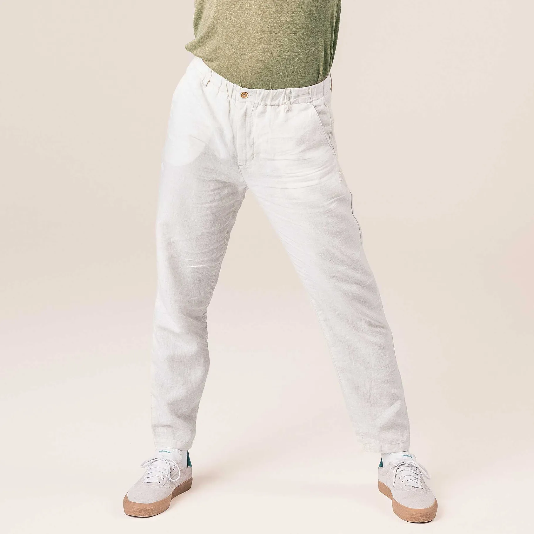 LIVING CRAFTS Oleg | Linnen Broek Natuurlijk Linnen Shop