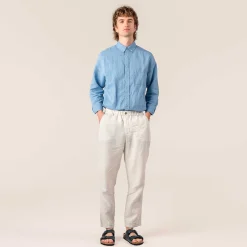 LIVING CRAFTS Oleg | Linnen Broek Natuurlijk Linnen Shop