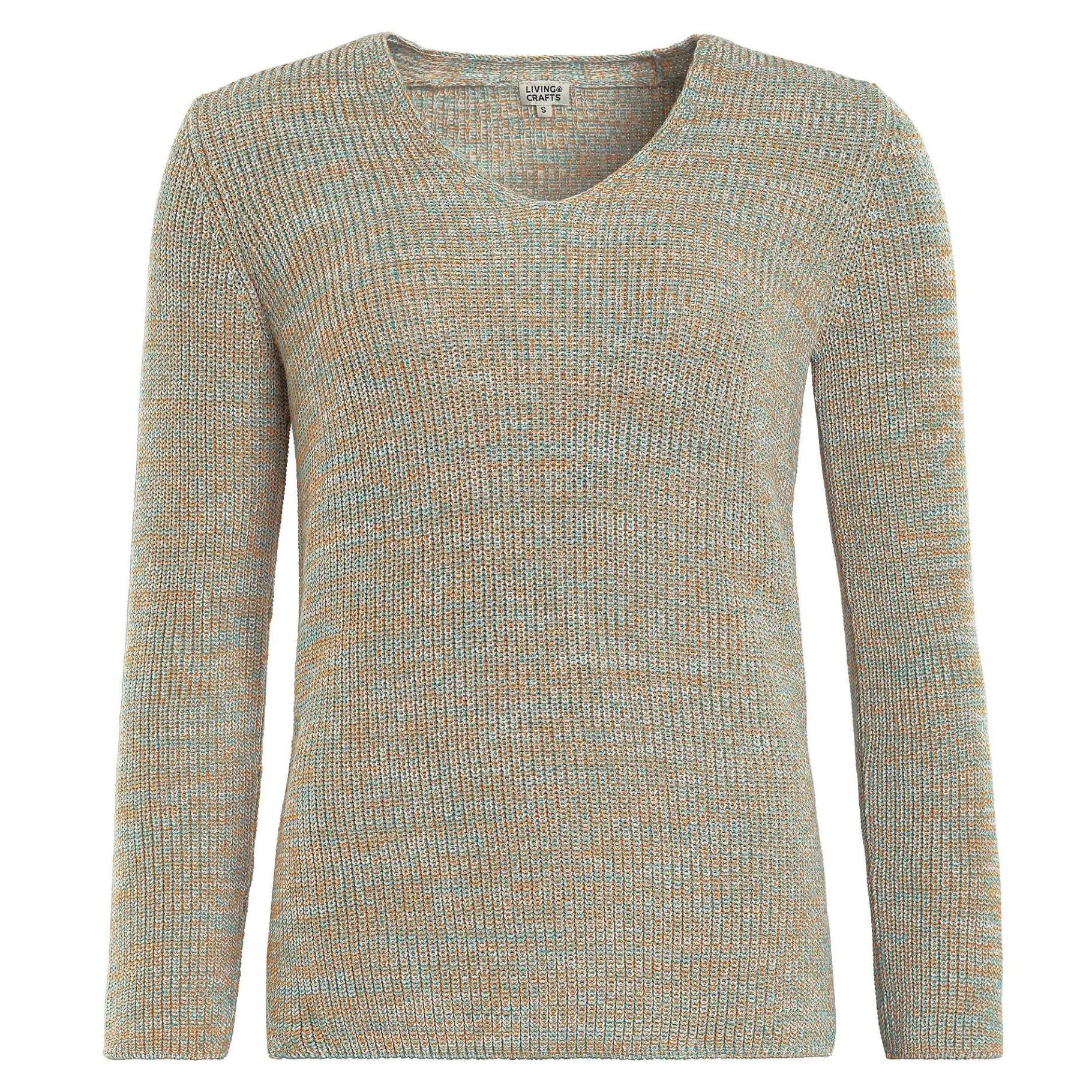 LIVING CRAFTS Olena | Trui Lagune/Abrikoos Online
