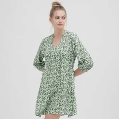 LIVING CRAFTS Omara | Jurk Bladeren Cheap