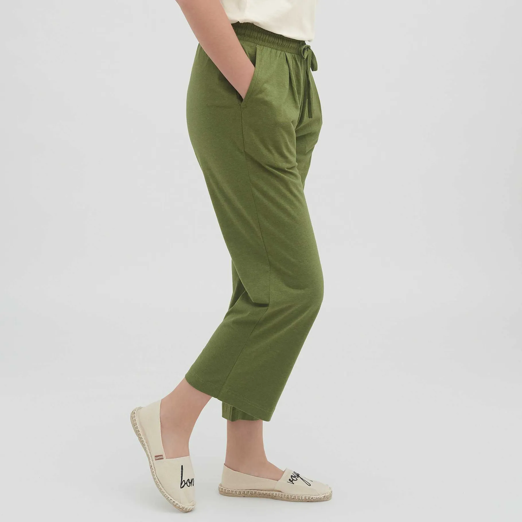 LIVING CRAFTS Ondine | Broek Olijf Best Sale