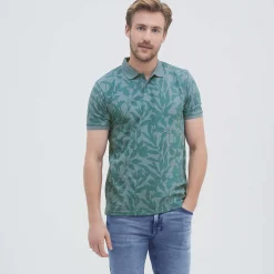 LIVING CRAFTS Onofrio | Poloshirt Bladeren/Rifwateren Cheap