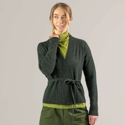 LIVING CRAFTS Pacita | Kimono-Jasje Donker Olijfgroen Hot