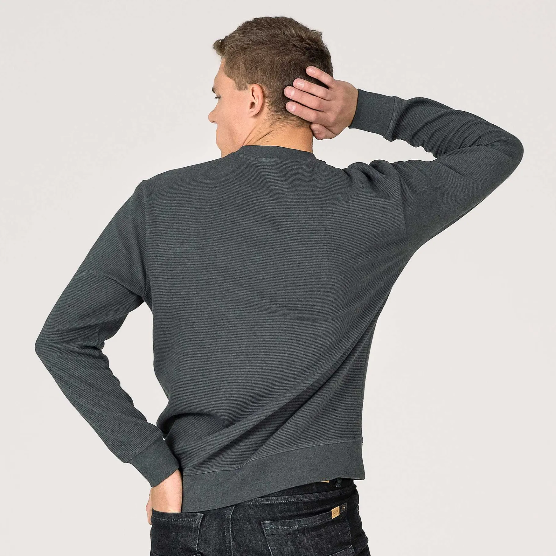 LIVING CRAFTS Pacou | Uniseks Sweatshirt Grafiet Outlet