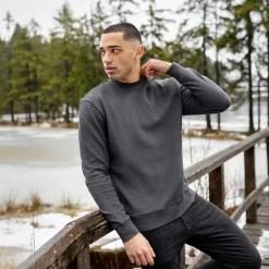 LIVING CRAFTS Pacou | Uniseks Sweatshirt Grafiet Outlet