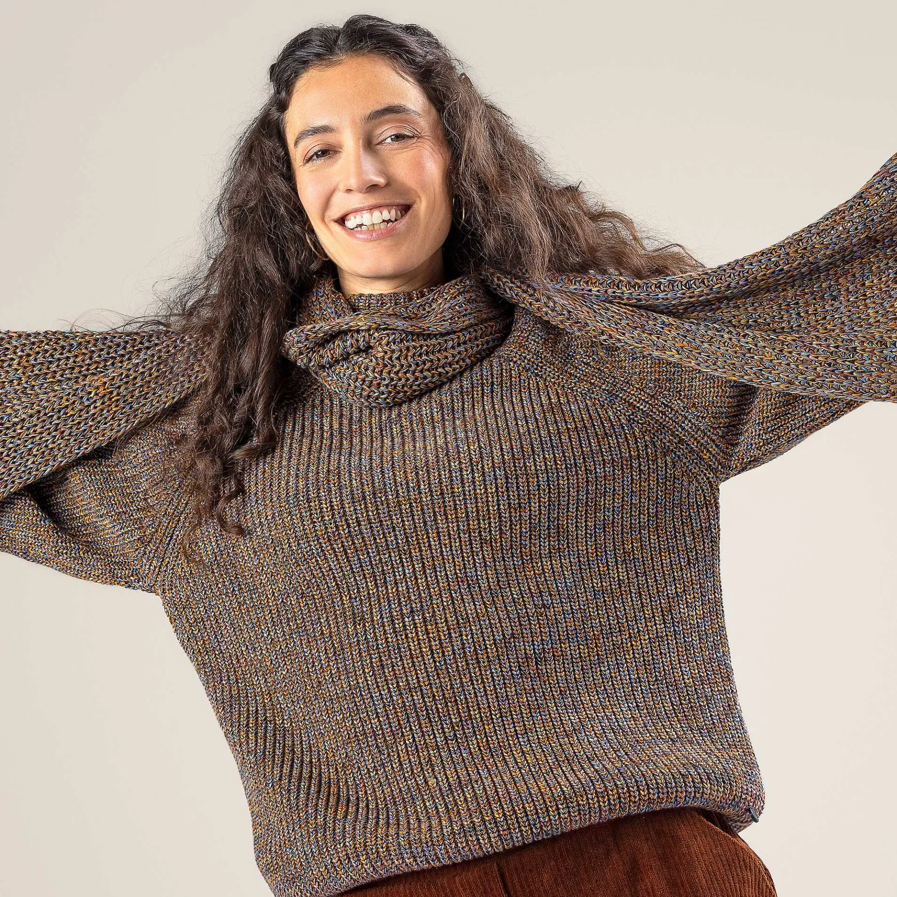 LIVING CRAFTS Padme | Trui Inktblauw/Roest Online