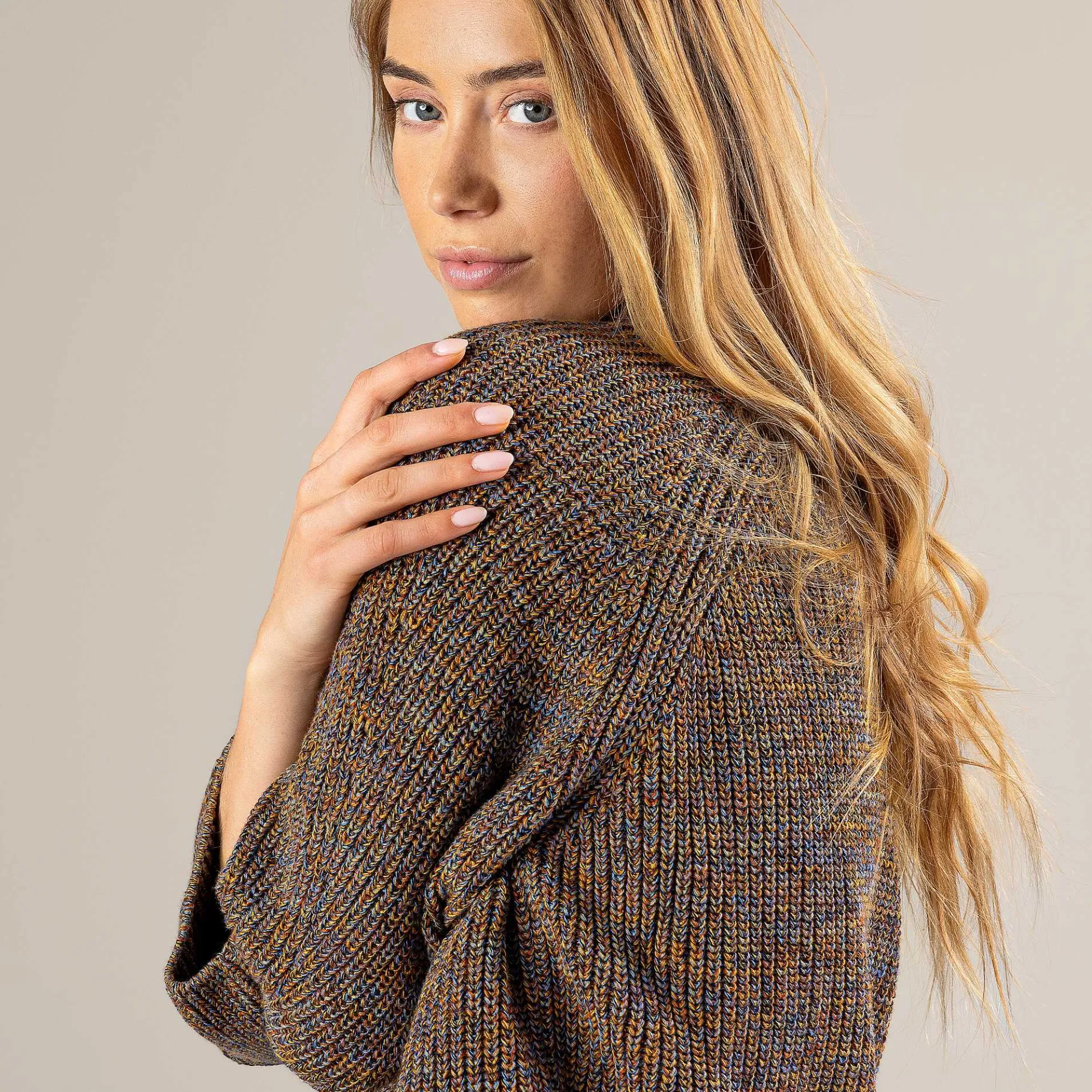 LIVING CRAFTS Padme | Trui Inktblauw/Roest Online