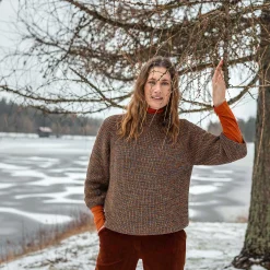 LIVING CRAFTS Padme | Trui Inktblauw/Roest Online