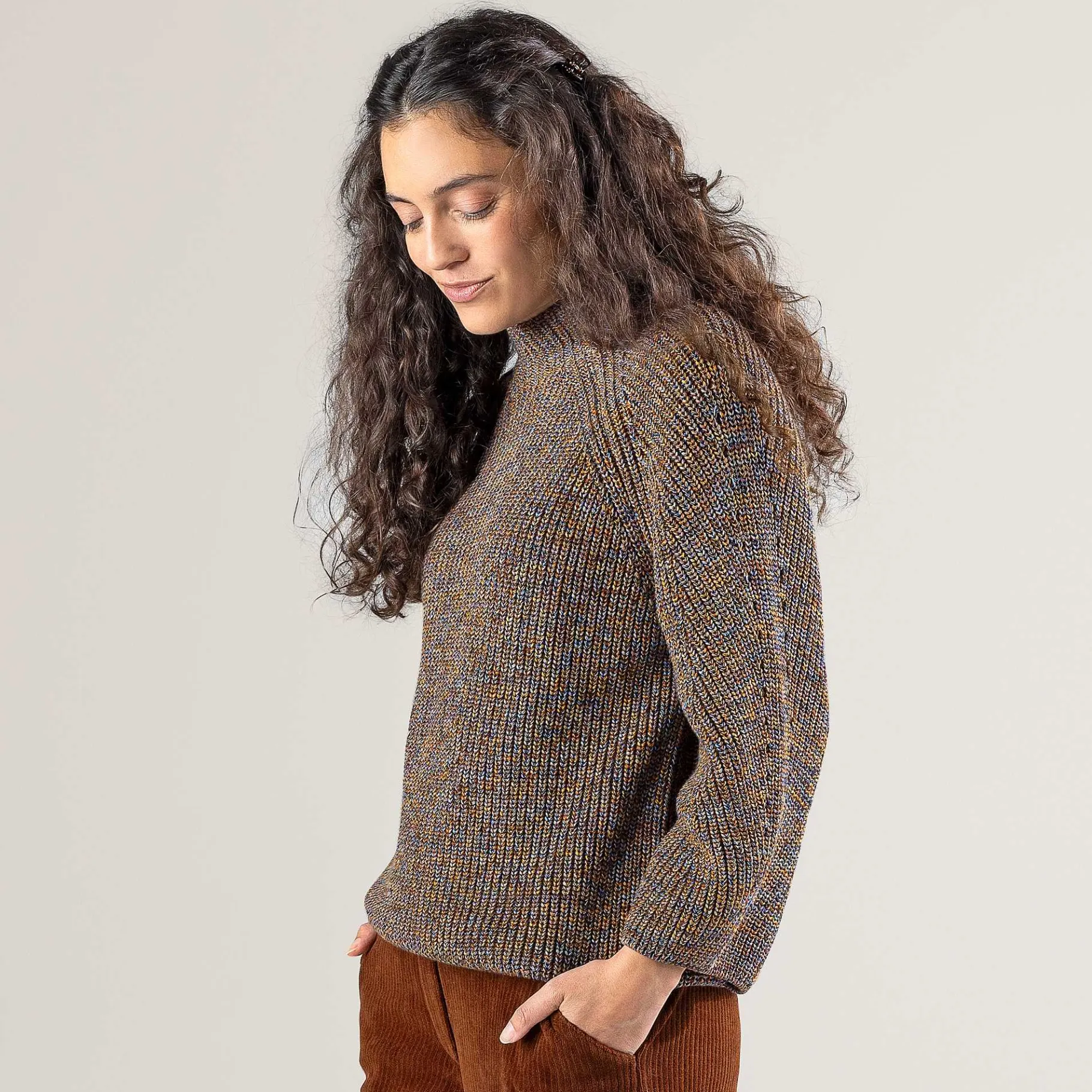 LIVING CRAFTS Padme | Trui Inktblauw/Roest Online