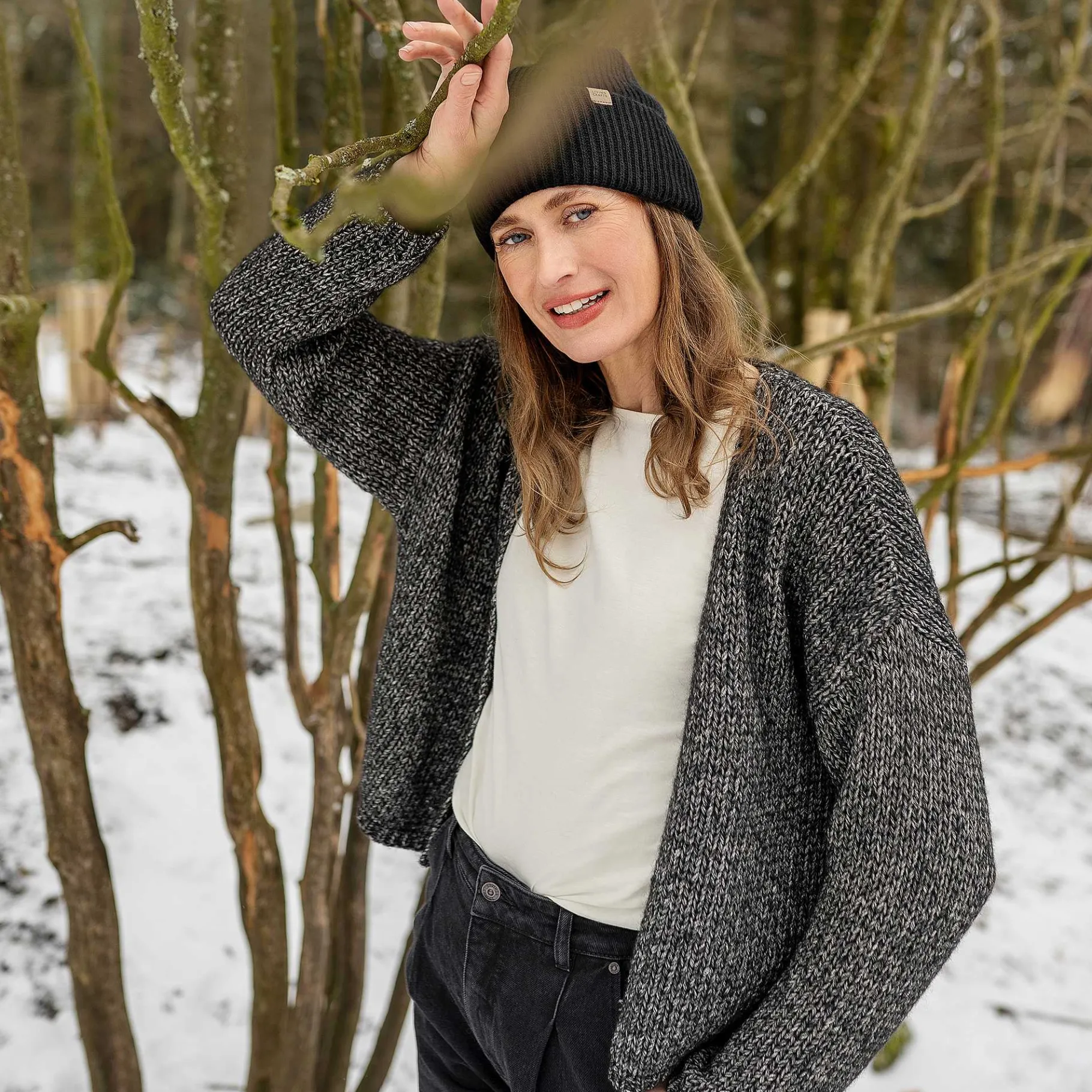 LIVING CRAFTS Palila | Vest Zwart/Creme Fashion