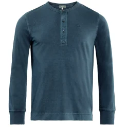 LIVING CRAFTS Paolo | Henley-Shirt Middernacht Outlet