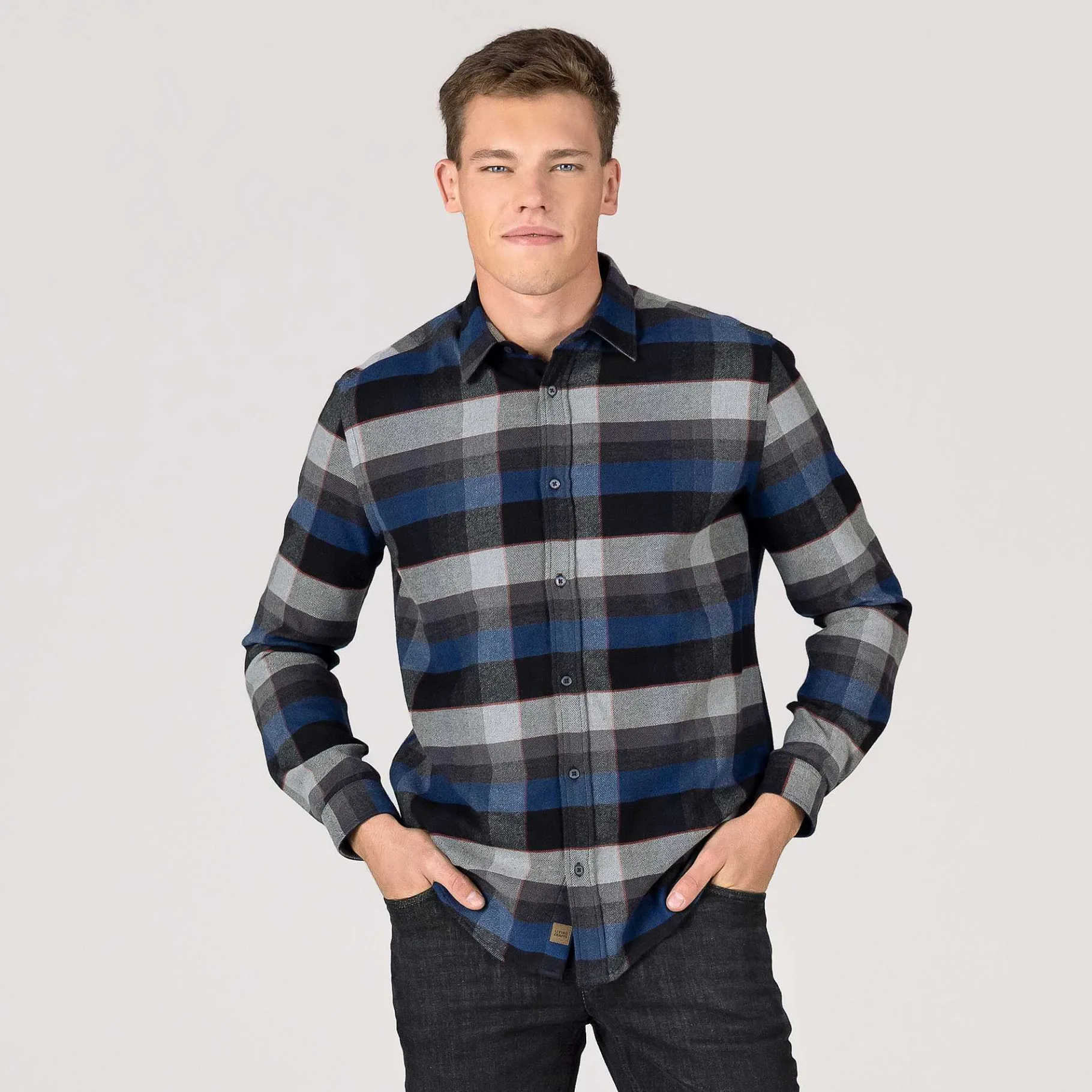 LIVING CRAFTS Patrick | Shirt Middernacht Discount