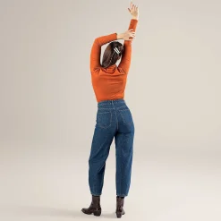 LIVING CRAFTS Paulette | Broek Donkerblauw Denim Cheap