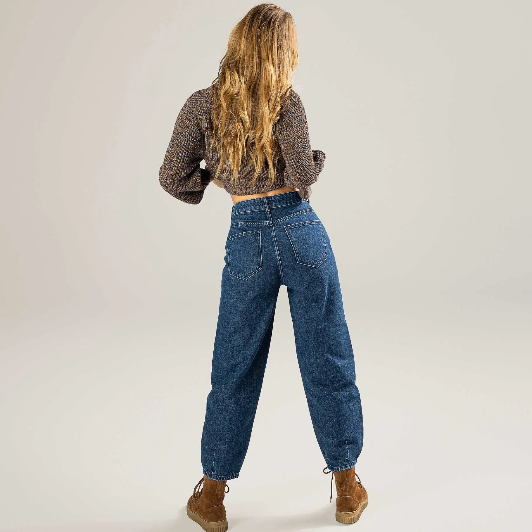 LIVING CRAFTS Paulette | Broek Donkerblauw Denim Cheap