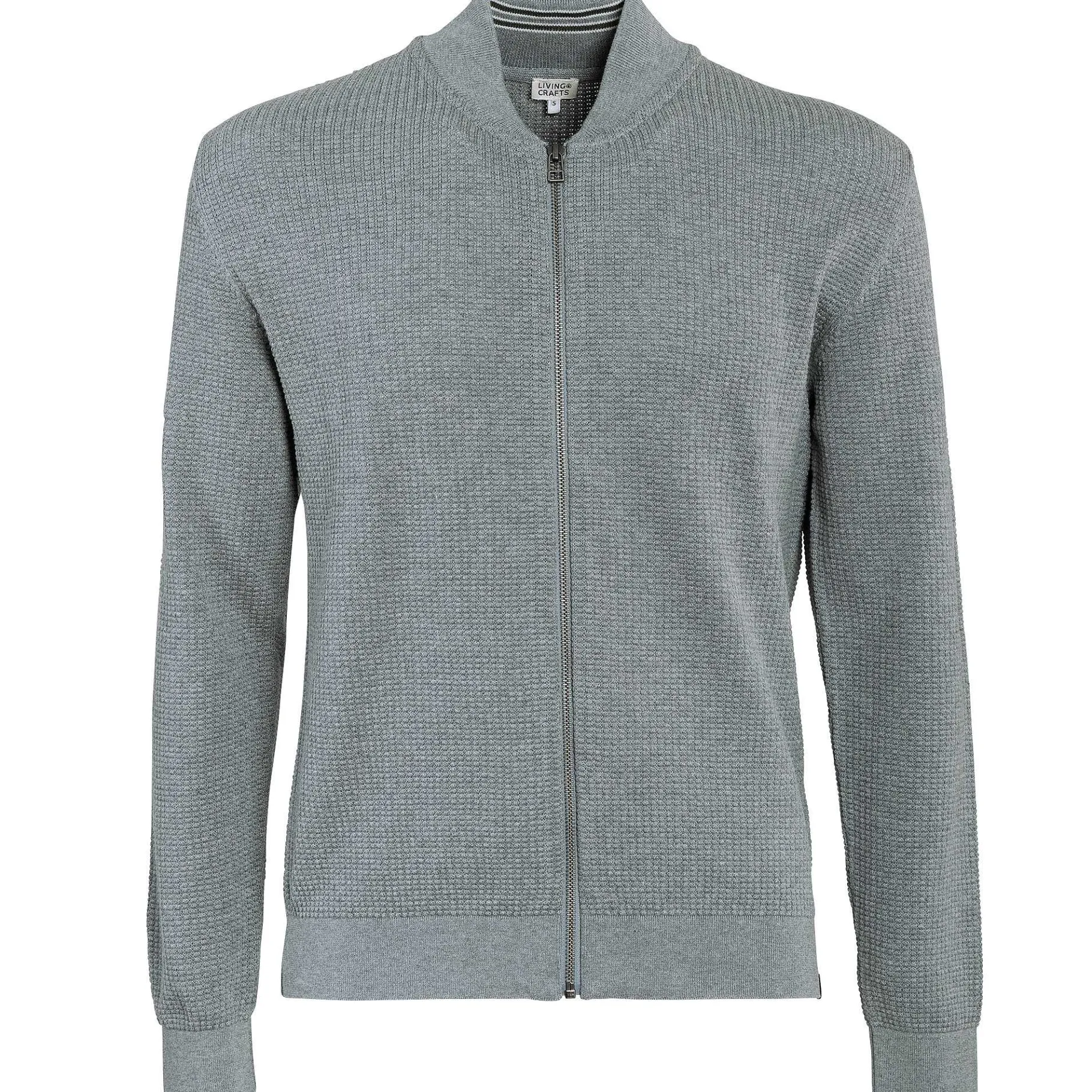 LIVING CRAFTS Pavo | Vest Grijs Gemeleerd Discount