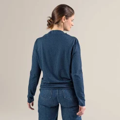 LIVING CRAFTS Peja | Tshirt Met Lange Mouwen Indigo-Patch Shop