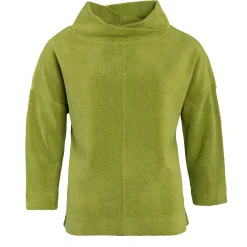 LIVING CRAFTS Penelopis | Fleece-Trui Groen Gaan Clearance